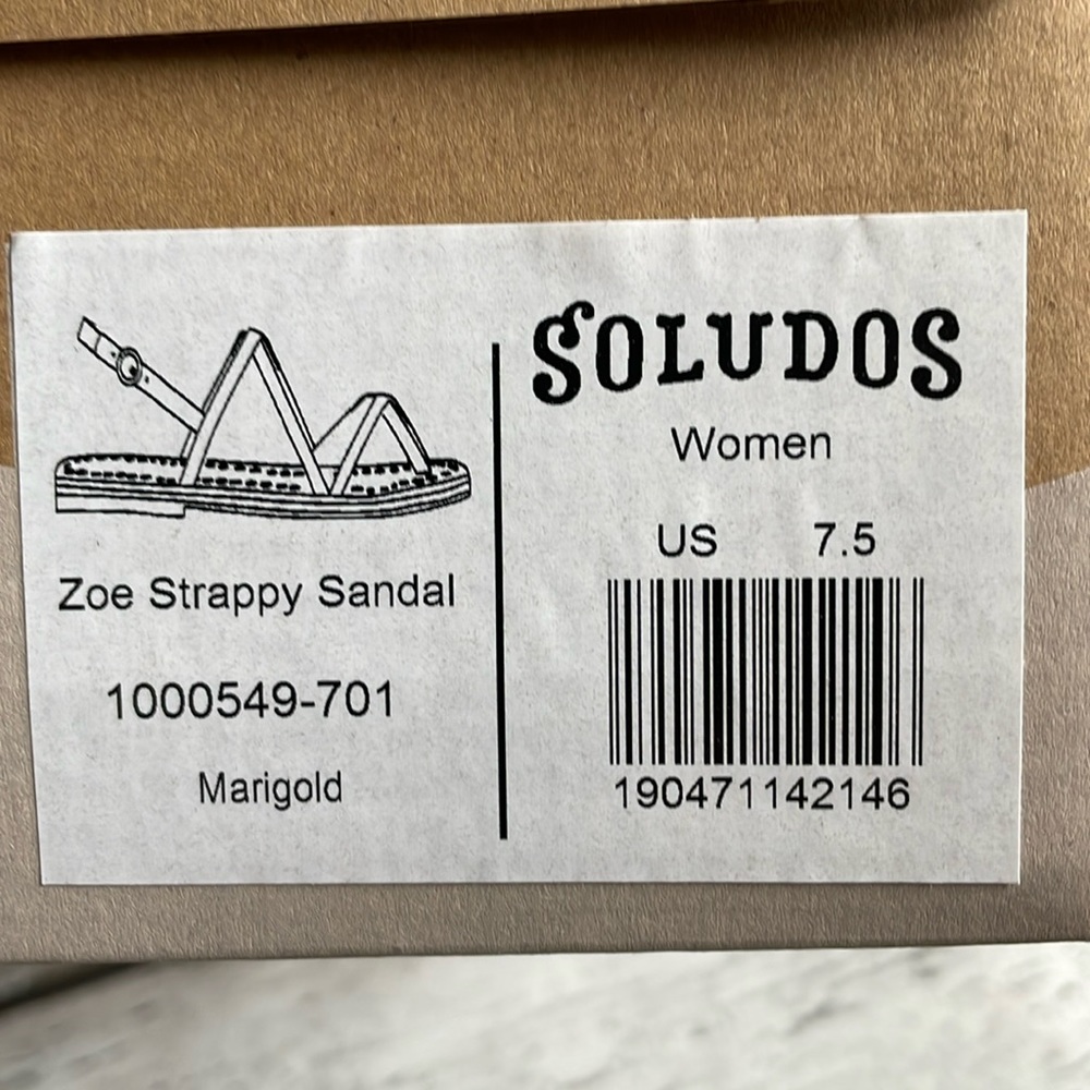 Soludos Zoe Strappy Sandal - Sz 7.5 - Picture 11 of 13